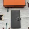 Hermes Black Togo Leather Bearn Gusset Wallet - Image 2