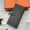 Hermes Black Togo Leather Bearn Gusset Wallet - Image 3