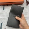 Hermes Black Togo Leather Bearn Gusset Wallet - Image 4