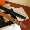 Hermes Constance Belt Buckle  Brown & Black Clemence 32 MM Strap - Image 2