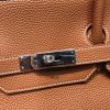 Hermes Brown Clemence Birkin 40cm Handmade Bag - Image 9