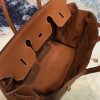 Hermes Brown Clemence Birkin 40cm Handmade Bag - Image 4
