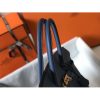 Hermes Birkin 30cm 35cm Bag In Blue Agate Clemence Leather - Image 5