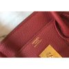 Hermes Birkin 30cm 35cm Bag In Bordeaux Clemence Leather - Image 8