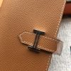 Hermes Brown Epsom Bearn Gusset Wallet - Image 4
