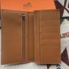 Hermes Brown Epsom Bearn Gusset Wallet - Image 6