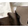 Hermes Birkin 30cm 35cm Bag In Taupe Clemence Leather - Image 4