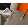 Hermes Birkin 30cm 35cm Bag In Taupe Clemence Leather - Image 6