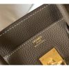 Hermes Birkin 30cm 35cm Bag In Taupe Clemence Leather - Image 7
