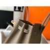 Hermes Birkin 30cm 35cm Bag In Taupe Clemence Leather - Image 8