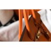 Hermes Birkin 30cm 35cm Bag In Orange Clemence Leather - Image 8