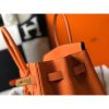 Hermes Birkin 30cm 35cm Bag In Orange Clemence Leather - Image 4