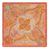 Hermes Saumon Le Jardin De La Maharani Silk Shawl - Image 2
