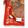 Hermes Saumon Le Jardin De La Maharani Silk Shawl - Image 7