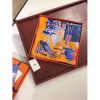 Hermes Orange Les tresors d'un Artiste Silk Scarf - Image 2