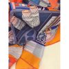 Hermes Orange Les tresors d'un Artiste Silk Scarf - Image 3