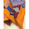 Hermes Orange Les tresors d'un Artiste Silk Scarf - Image 8