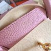Hermes Pink Clemence Birkin 30cm Handmade Bag - Image 8