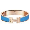 Hermes Blue Enamel Clic H PM Bracelet - Image 4