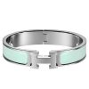Hermes Aqua Enamel Clic H PM Bracelet - Image 2