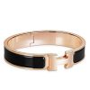 Hermes Black Enamel Clic H PM Bracelet - Image 2