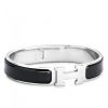 Hermes Black Enamel Clic H PM Bracelet - Image 3