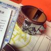 Hermes Brown Alligator Collier de Chien Bracelet Size S - Image 5