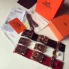 Hermes Red Alligator Collier de Chien Bracelet Size S - Image 3