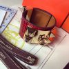 Hermes Red Alligator Collier de Chien Bracelet Size S - Image 5