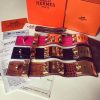 Hermes Rose Red Alligator Collier de Chien Bracelet Size S - Image 2