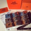 Hermes Etoupe Epsom Collier de Chien Bracelet Size S - Image 3