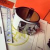 Hermes White Epsom Collier de Chien Bracelet Size S - Image 3