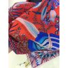 Hermes Orange Flowers of South Africa Silk Scarf - Image 4