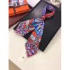 Hermes Orange Flowers of South Africa Silk Scarf - Image 8