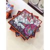Hermes White Flowers of South Africa Silk Scarf - Image 4