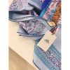 Hermes Ciel Le Pegase d'Hermes au Bloc Shawl - Image 3