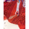 Hermes Orange Le Pegase d'Hermes au Bloc Shawl - Image 7