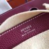 Hermes Ruby Clemence Birkin 30cm Handmade Bag - Image 5
