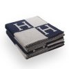 Hermes Dark Blue Avalon Blanket - Image 2