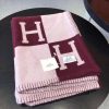 Hermes Brick Avalon Blanket - Image 8