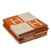 Hermes Orange Avalon Blanket - Image 2
