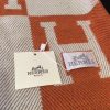 Hermes Orange Avalon Blanket - Image 3
