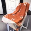 Hermes Orange Avalon Blanket - Image 4