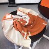 Hermes Orange Avalon Blanket - Image 9