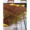 Hermes Casaque Stole In Yellow And Camarel Cashmere - Image 5