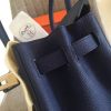 Hermes Sapphire Clemence Birkin 30cm Handmade Bag - Image 4