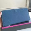 Hermes Blue Jean Azap Zipped Wallet - Image 4