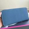 Hermes Blue Jean Azap Zipped Wallet - Image 6