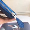 Hermes Blue Clemence Azap Zipped Wallet - Image 3