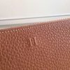 Hermes Brown Clemence Azap Zipped Wallet - Image 4